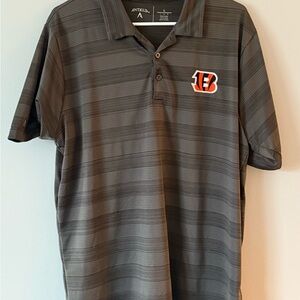 Cincinnati Bengals Men’s Gray Polo Shirt